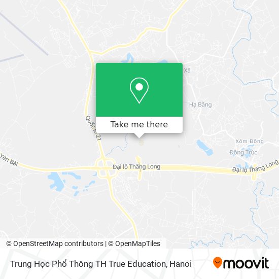 Trung Học Phổ Thông TH True Education map