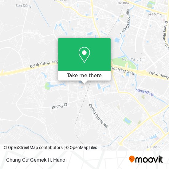 Chung Cư Gemek II map