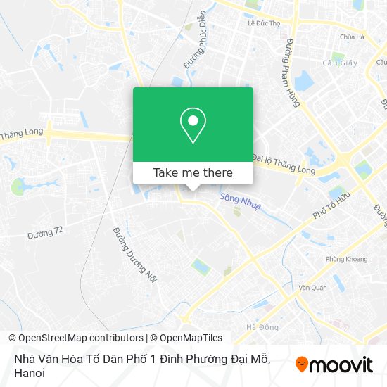 Nhà Văn Hóa Tổ Dân Phố 1 Đình Phường Đại Mỗ map