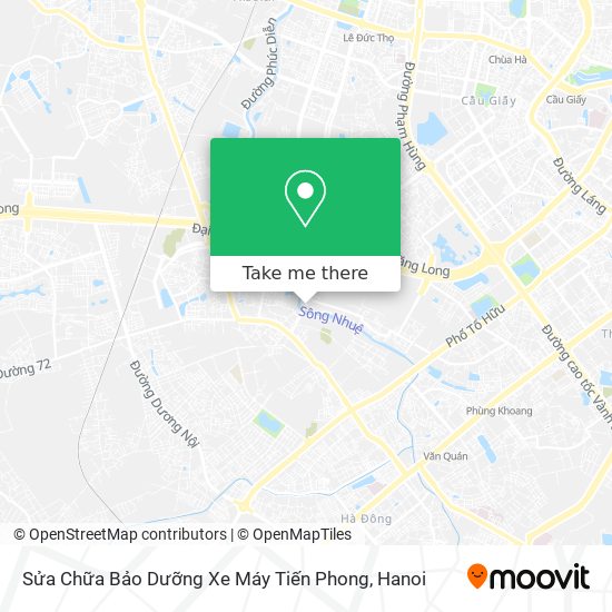 Sửa Chữa Bảo Dưỡng Xe Máy Tiến Phong map