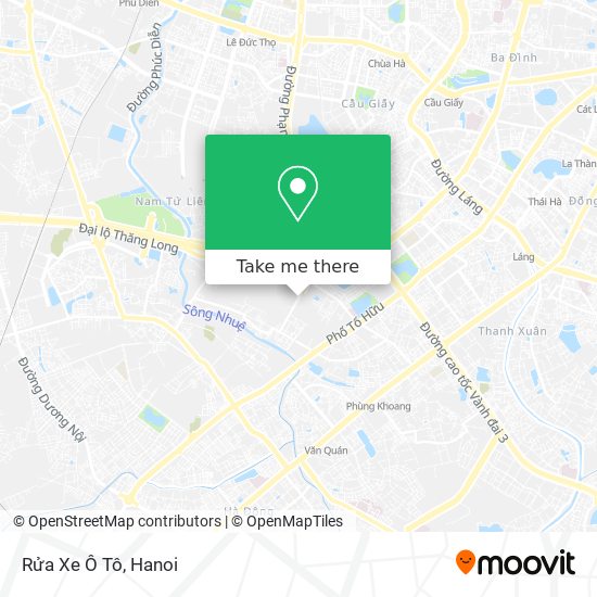 Rửa Xe Ô Tô map