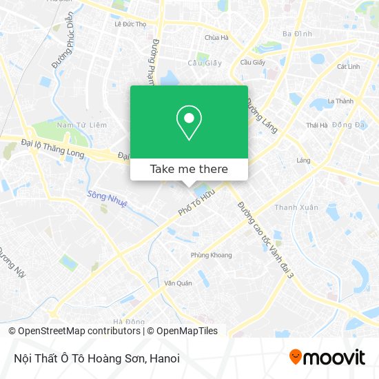 Nội Thất Ô Tô Hoàng Sơn map
