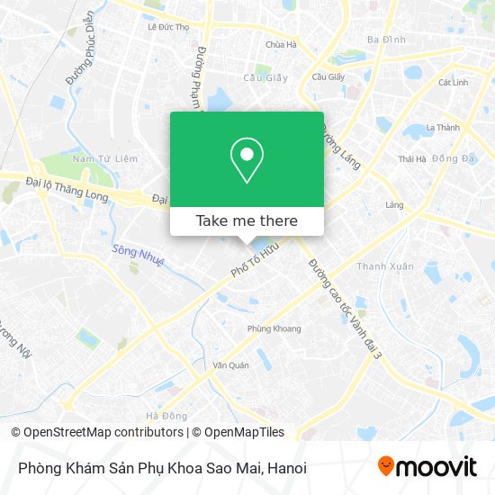 Phòng Khám Sản Phụ Khoa Sao Mai map