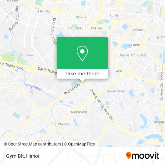 Gym Blt map