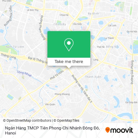Ngân Hàng TMCP Tiên Phong-Chi Nhánh Đông Đô map