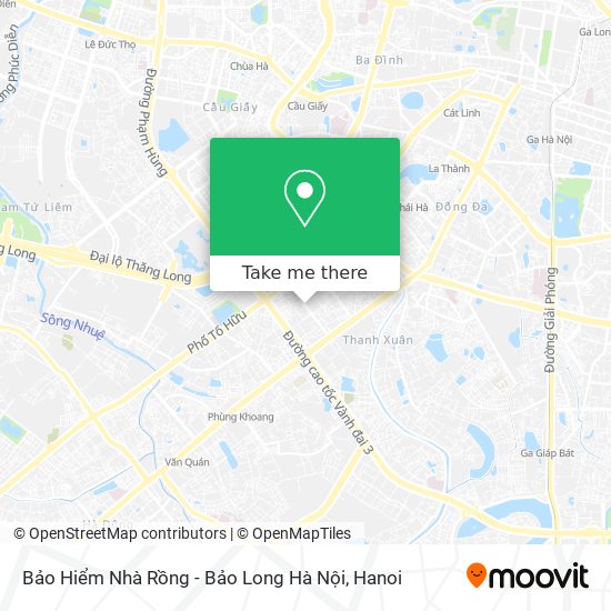 Bảo Hiểm Nhà Rồng - Bảo Long Hà Nội map