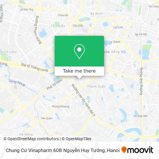 Chung Cư Vinapharm 60B Nguyễn Huy Tưởng map