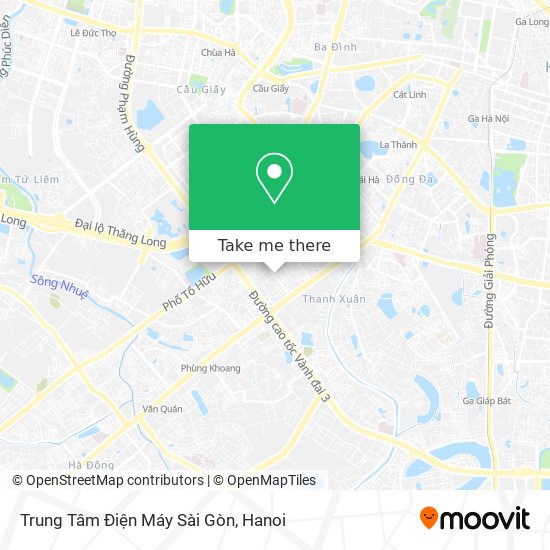 Trung Tâm Điện Máy Sài Gòn map