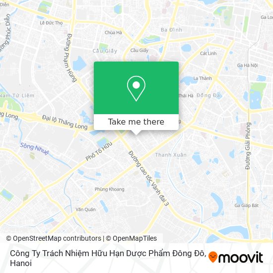 Công Ty Trách Nhiệm Hữu Hạn Dược Phẩm Đông Đô map