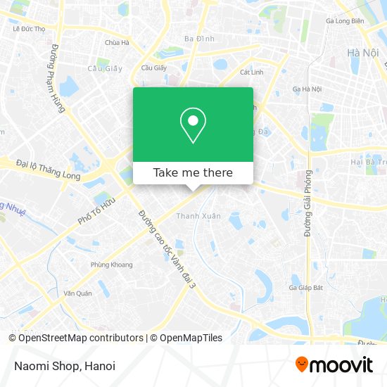 Naomi Shop map