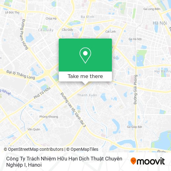 Công Ty Trách Nhiệm Hữu Hạn Dịch Thuật Chuyên Nghiệp I map