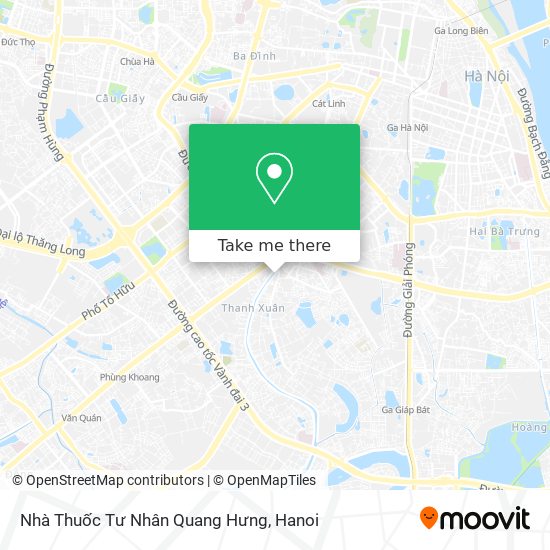 Nhà Thuốc Tư Nhân Quang Hưng map