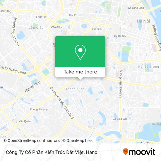 Công Ty Cổ Phần Kiến Trúc Đất Việt map