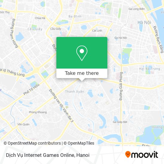 Dịch Vụ Internet Games Online map