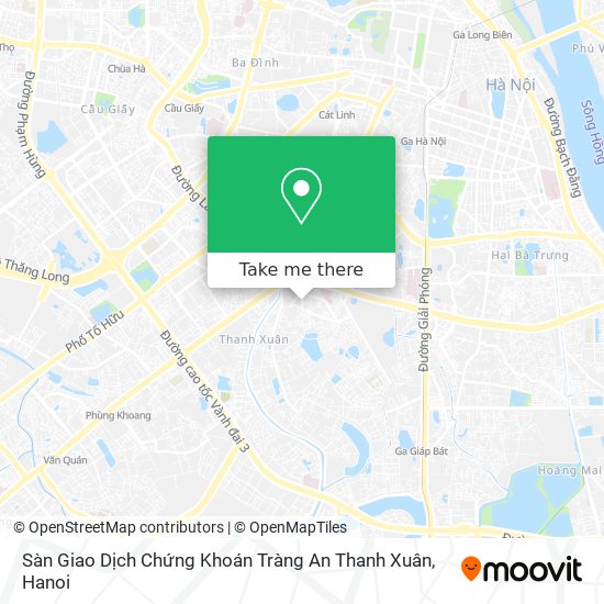 Sàn Giao Dịch Chứng Khoán Tràng An Thanh Xuân map