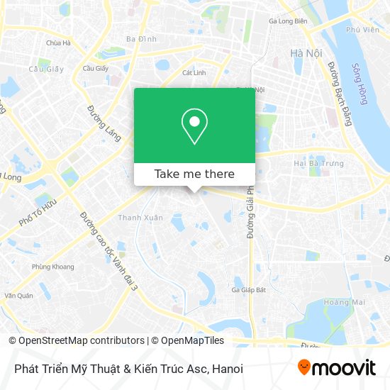 Phát Triển Mỹ Thuật & Kiến Trúc Asc map