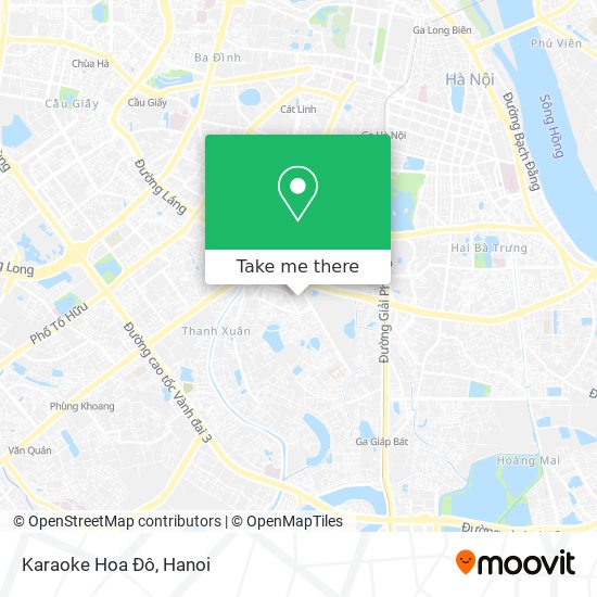 Karaoke Hoa Đô map