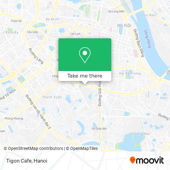 Tigon Cafe map