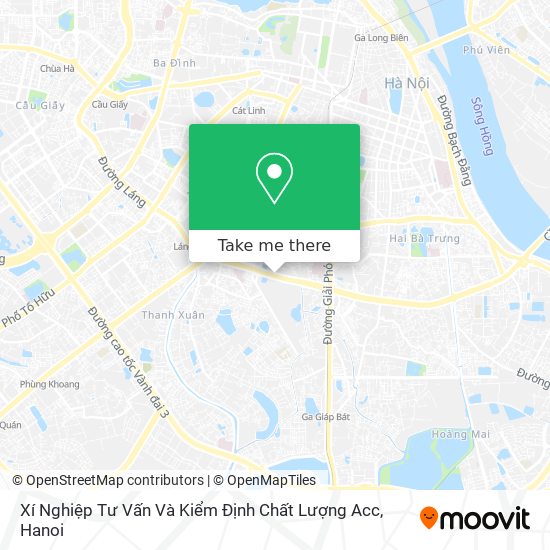 Xí Nghiệp Tư Vấn Và Kiểm Định Chất Lượng Acc map