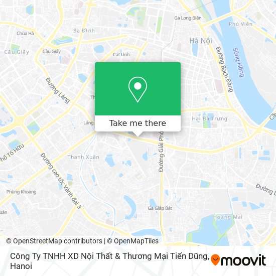 Công Ty TNHH XD Nội Thất & Thương Mại Tiến Dũng map