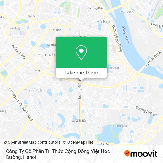 Công Ty Cổ Phần Tri Thức Cộng Đồng Việt Học Đường map