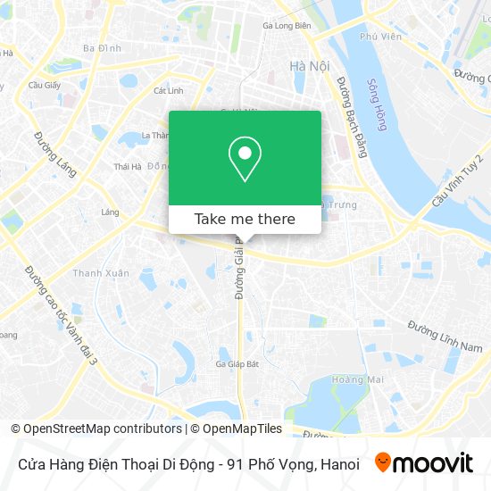 Cửa Hàng Điện Thoại Di Động - 91 Phố Vọng map
