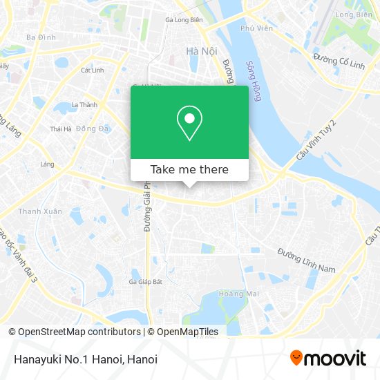 Hanayuki No.1 Hanoi map
