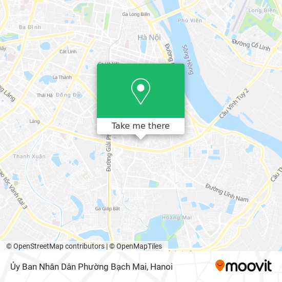 Ủy Ban Nhân Dân Phường Bạch Mai map