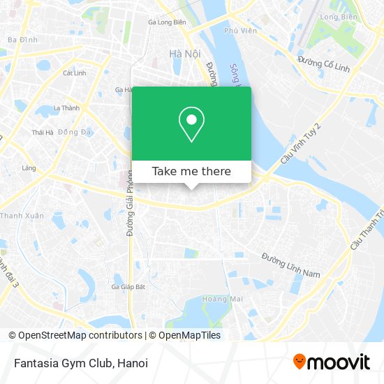 Fantasia Gym Club map