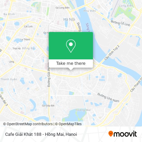 Cafe Giải Khát 188 - Hồng Mai map