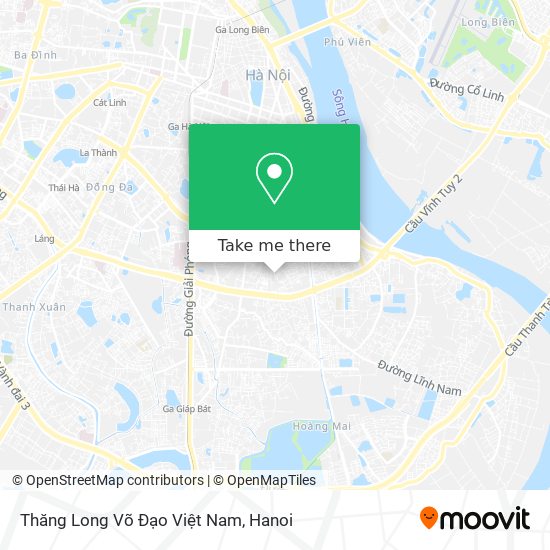 Thăng Long Võ Đạo Việt Nam map