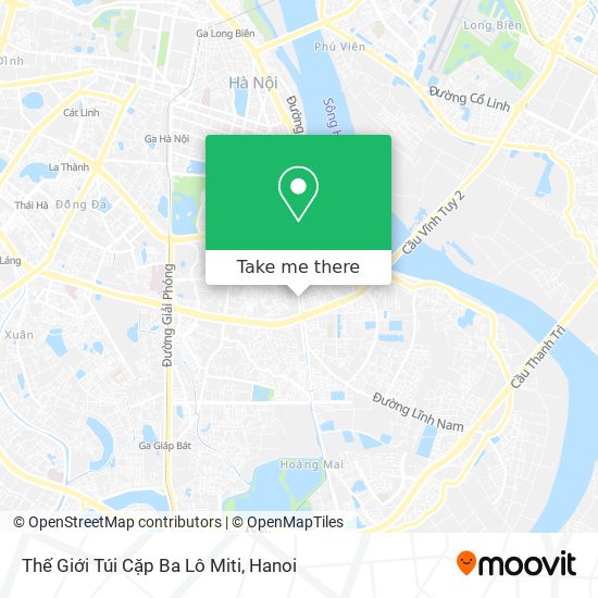 Thế Giới Túi Cặp Ba Lô Miti map
