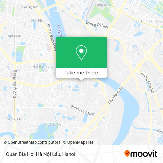 Quán Bia Hơi Hà Nội Lẩu map