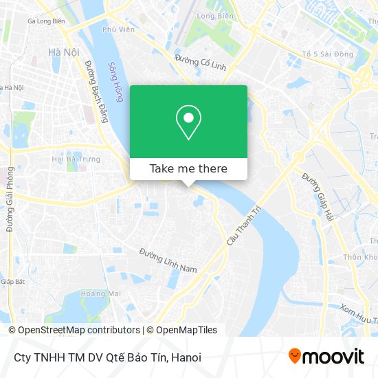 Cty TNHH TM DV Qtế Bảo Tín map