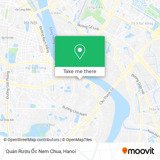 Quán Rượu Ốc Nem Chua map