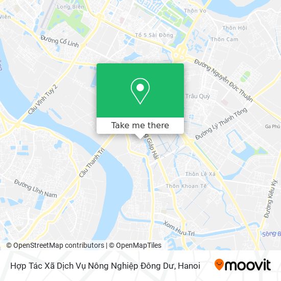 Hợp Tác Xã Dịch Vụ Nông Nghiệp Đông Dư map