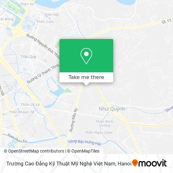 Trường Cao Đẳng Kỹ Thuật Mỹ Nghệ Việt Nam map