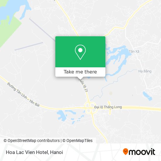 Hoa Lac Vien Hotel map