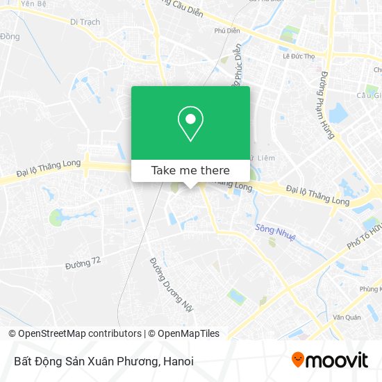 Bất Động Sản Xuân Phương map