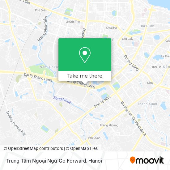 Trung Tâm Ngoại Ngữ Go Forward map