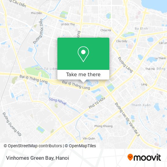 Vinhomes Green Bay map