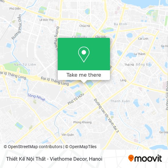 Thiết Kế Nội Thất - Viethome Decor map