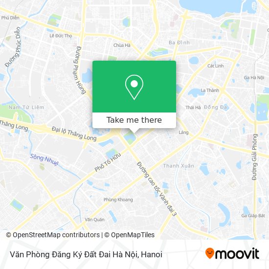Văn Phòng Đăng Ký Đất Đai Hà Nội map