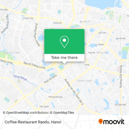 Coffee-Restaurant Rando map