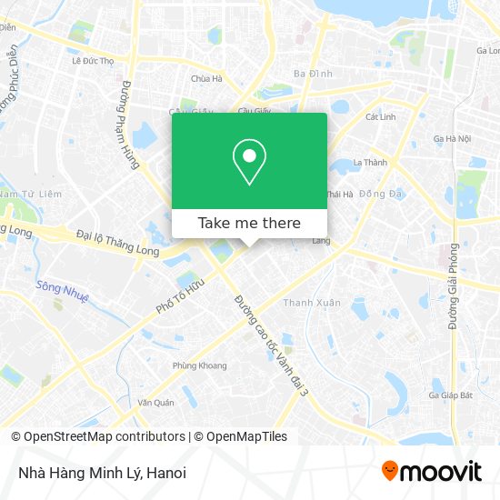Nhà Hàng Minh Lý map
