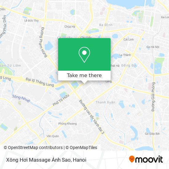 Xông Hơi Massage Ánh Sao map