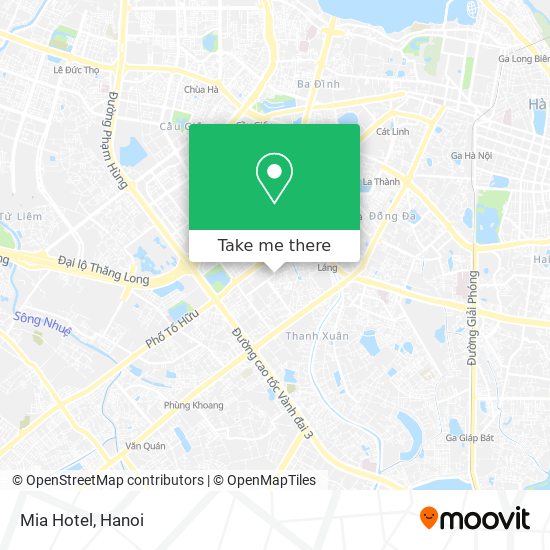 Mia Hotel map