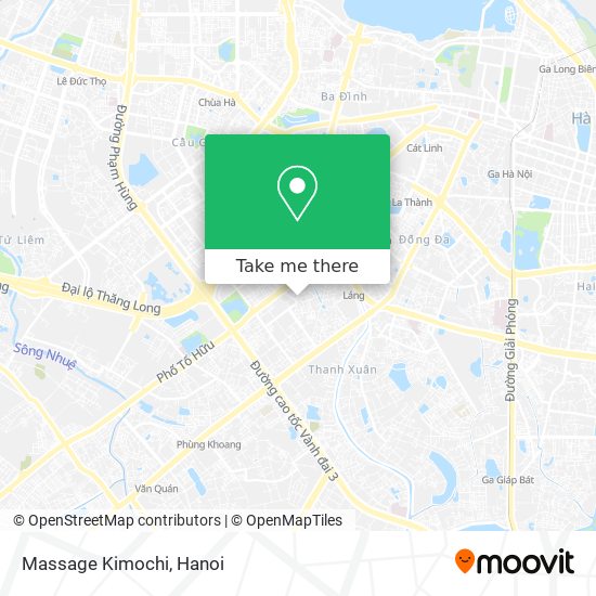 Massage Kimochi map