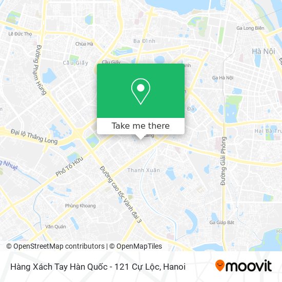 Hàng Xách Tay Hàn Quốc - 121 Cự Lộc map