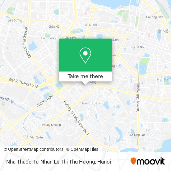 Nhà Thuốc Tư Nhân Lê Thị Thu Hương map